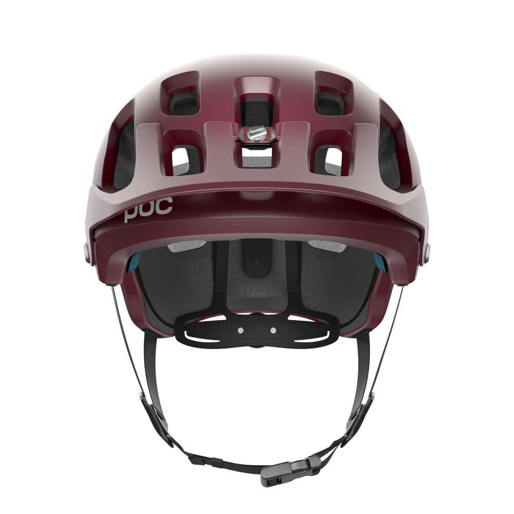 POC Tectal Race Spin Helmet Propylene Red/Hydrogen White Matt Bike Helmets