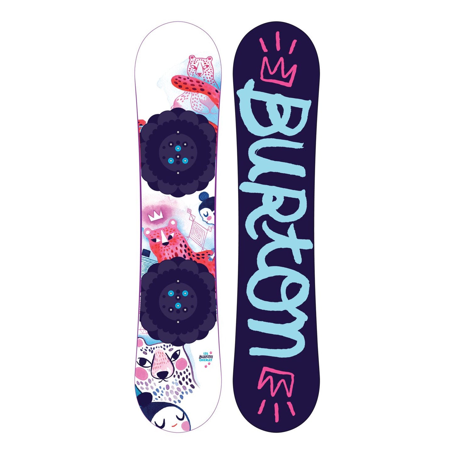 Girls' Burton Chicklet Flat Top Snowboard Default Title Snowboards