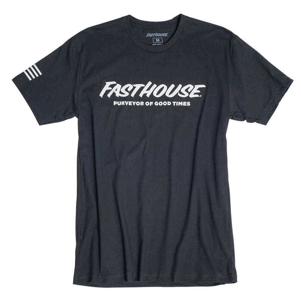 Fasthouse Logo Tee Black L SS Shirts