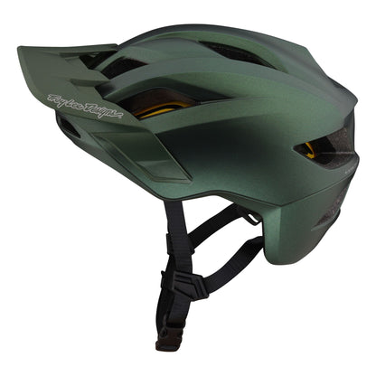 Troy Lee Designs Youth Flowline Helmet Orbit Forest Green OS - Troy Lee Designs Bike Helmets