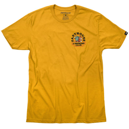 Fasthouse Smokers SS Tee Vintage Gold S - Fasthouse SS Shirts