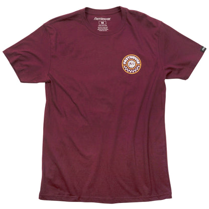 Fasthouse Realm SS Tee Maroon - Fasthouse SS Shirts