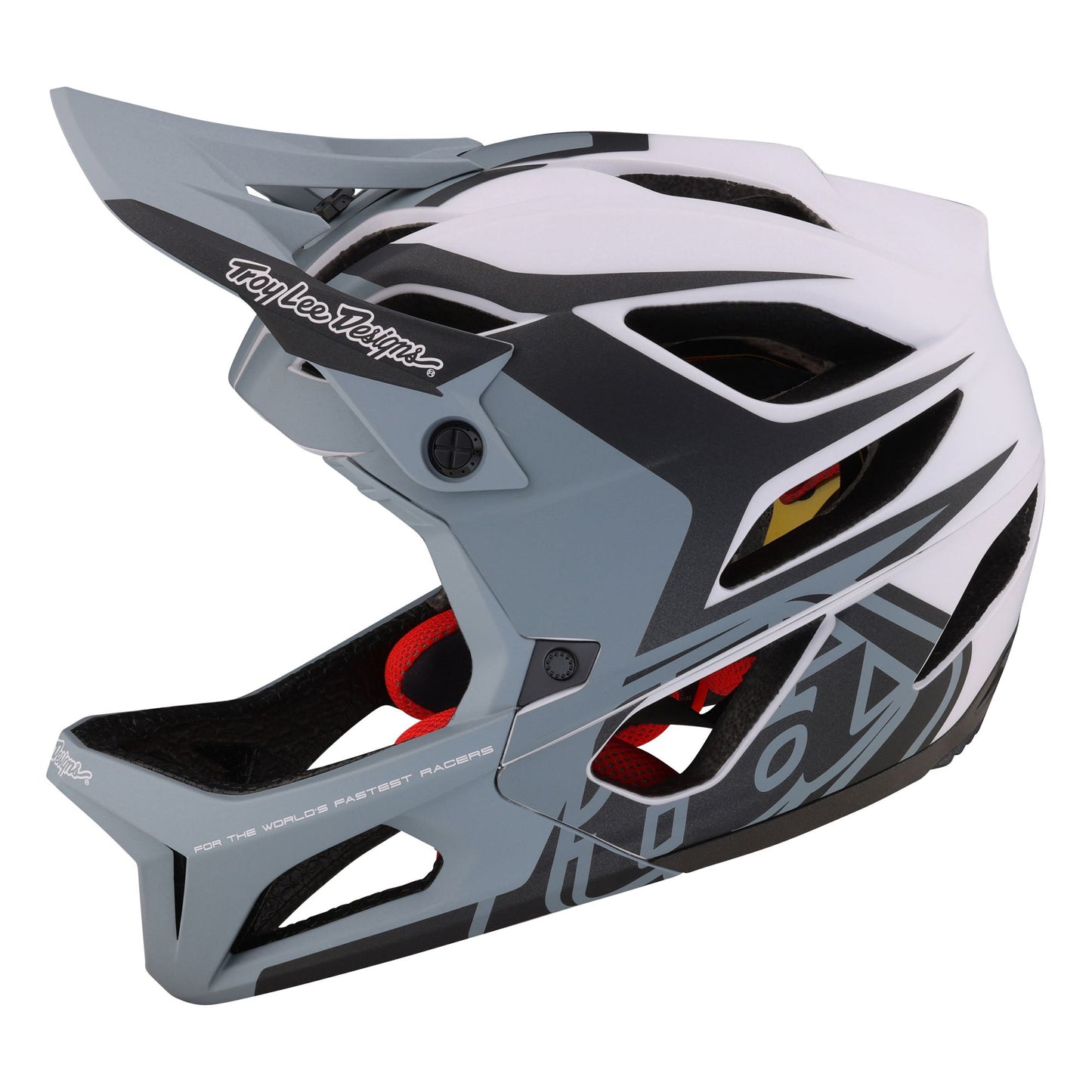 Troy Lee Designs Stage MIPS Helmet Valance Gray Bike Helmets