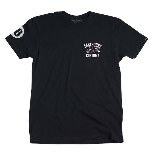 Fasthouse 68 Trick Tee Black M SS Shirts