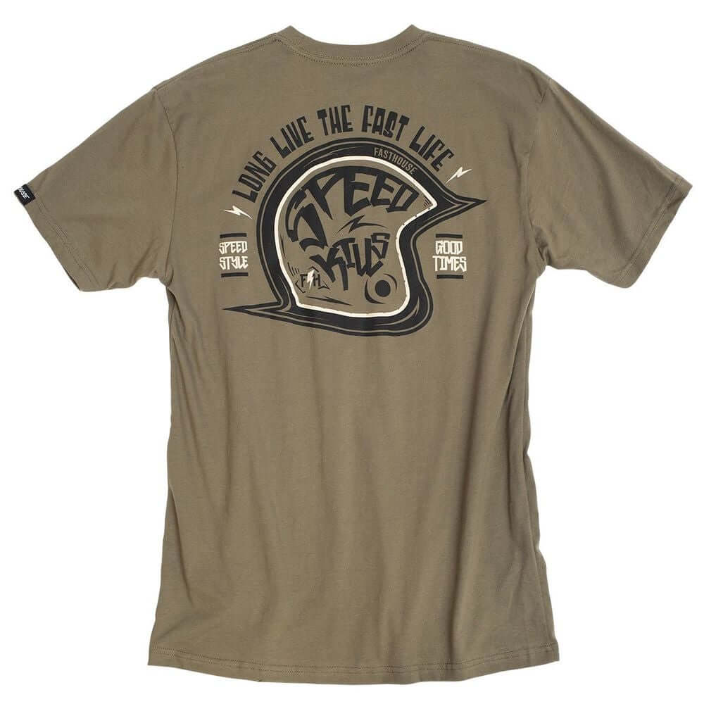 Fasthouse Speedster Tee Military Green S SS Shirts