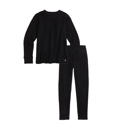 Kids' Burton Fleece Base Layer Set True Black - Burton Base Layers