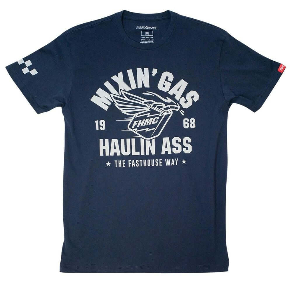 Fasthouse Mixing Gas Pro Am SS Tee Navy SS Shirts