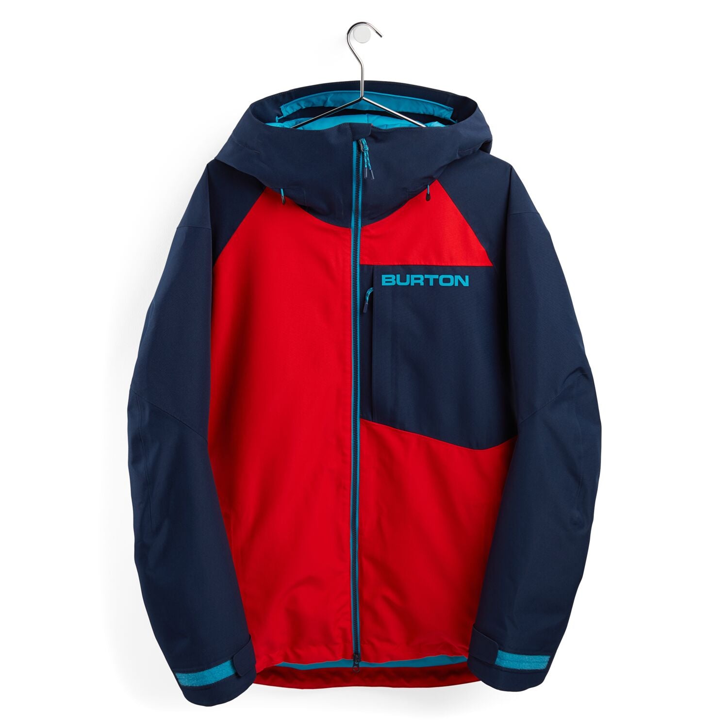 Burton Men's Gore-Tex Radial Insulated Jacket Flame Scarlet/Dress Blue Snow Jackets