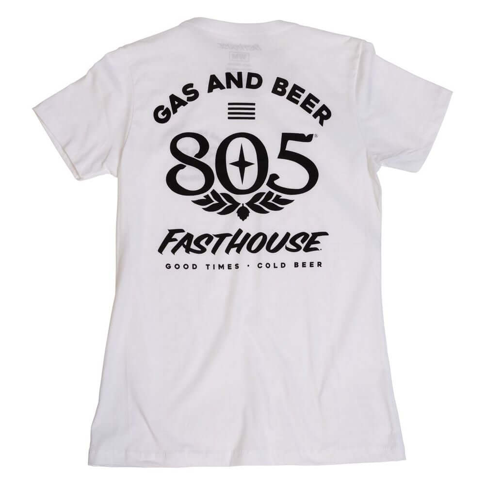 Fasthouse 805 Necessities Women's Tee White SS Shirts