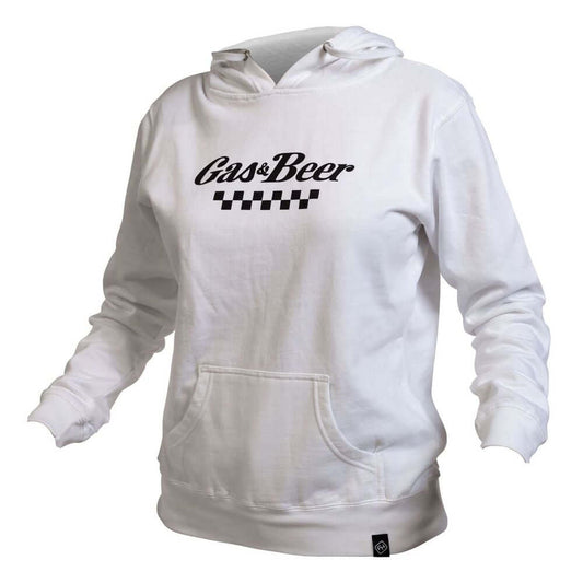 Fasthouse 805 Women's Tavern Hooded Pullover White Sweatshirts & Hoodies
