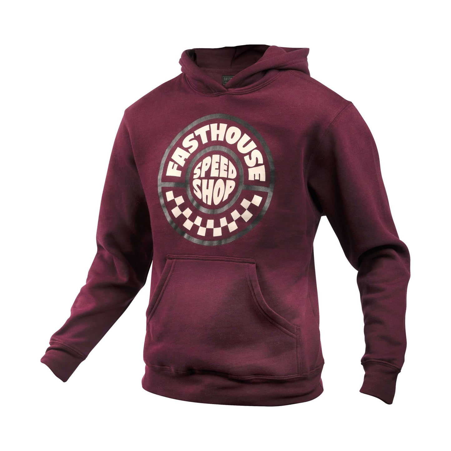 Fasthouse Youth Realm Hooded Pullover Maroon Sweatshirts & Hoodies