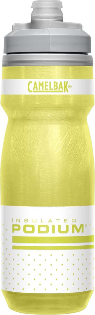 CamelBak Podium Chill Bike Bottle Reflective Yellow 21oz Water Bottles & Hydration Packs