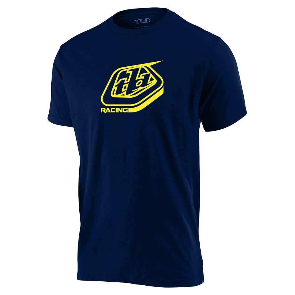 Troy Lee Designs Racing Shield Short Sleeve Tee Navy S SS Shirts