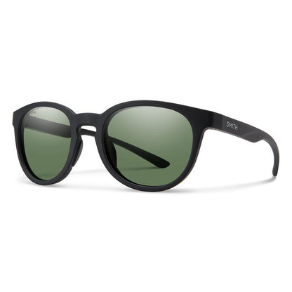 Smith Eastbank Sunglasses Matte Black ChromaPop Polarized Gray Green Lens - Smith Sunglasses
