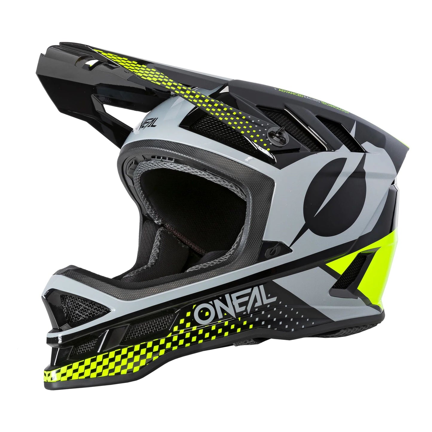 O'Neal Blade Polyacrylite Helmet Ace Black Neon Yellow XL Bike Helmets