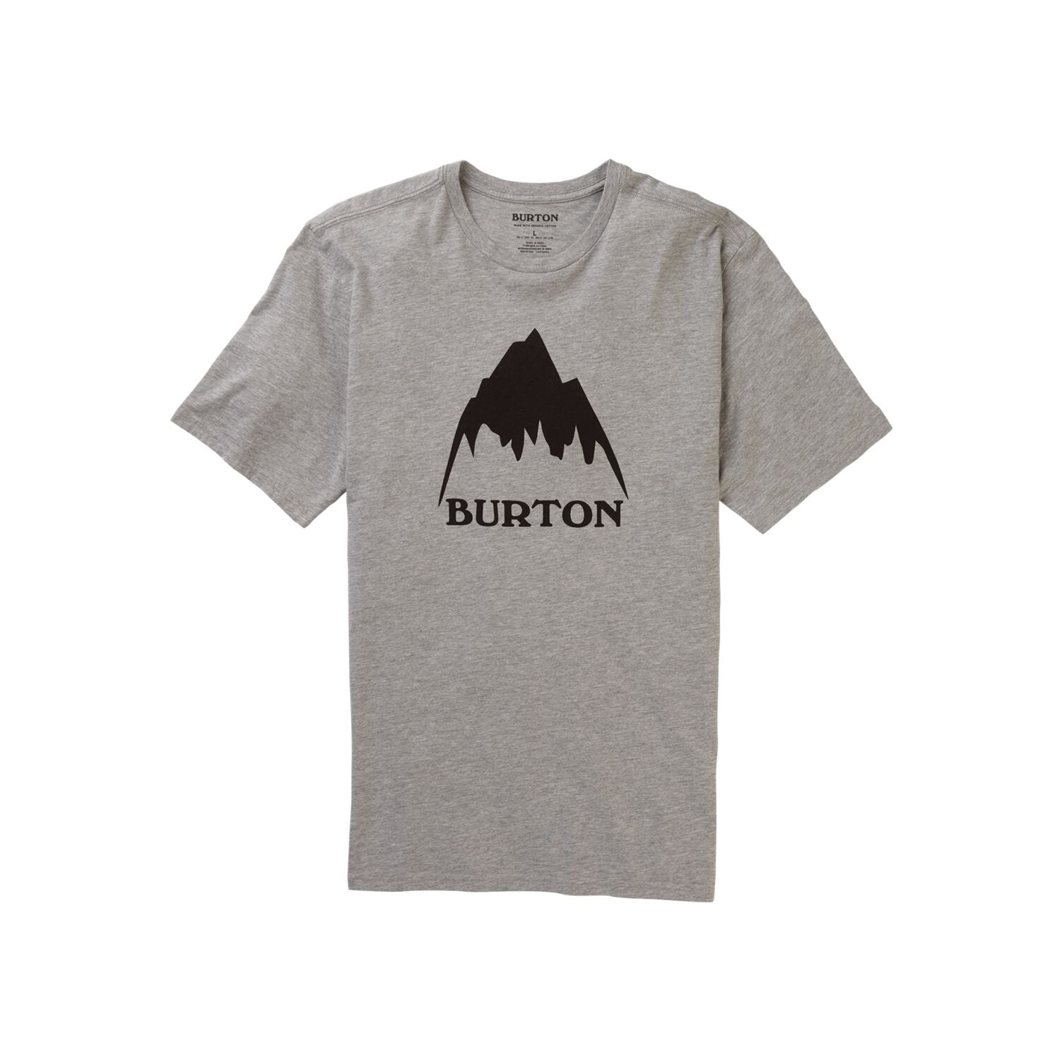 Burton Mountain High Short Sleeve T-Shirt Gray Heather SS Shirts