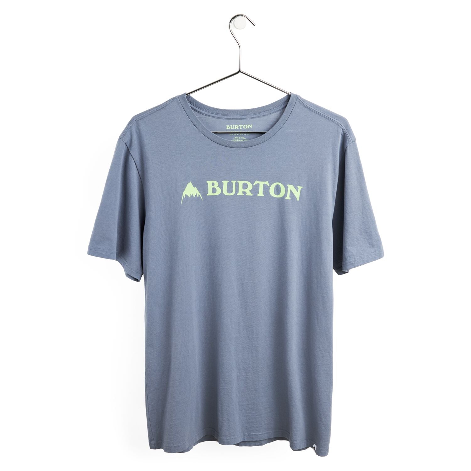 Men's Burton Horizontal Mountain Short Sleeve T-Shirt Folkstone Gray SS Shirts