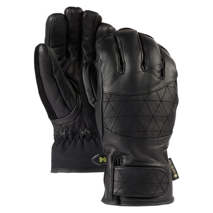 Women's Burton Gondy GORE-TEX Leather Gloves True Black - 2023 S - Burton Snow Gloves
