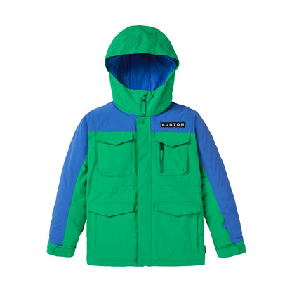 Boys' Burton Covert 2L Jacket Clover Green Amparo Blue - Burton Snow Jackets