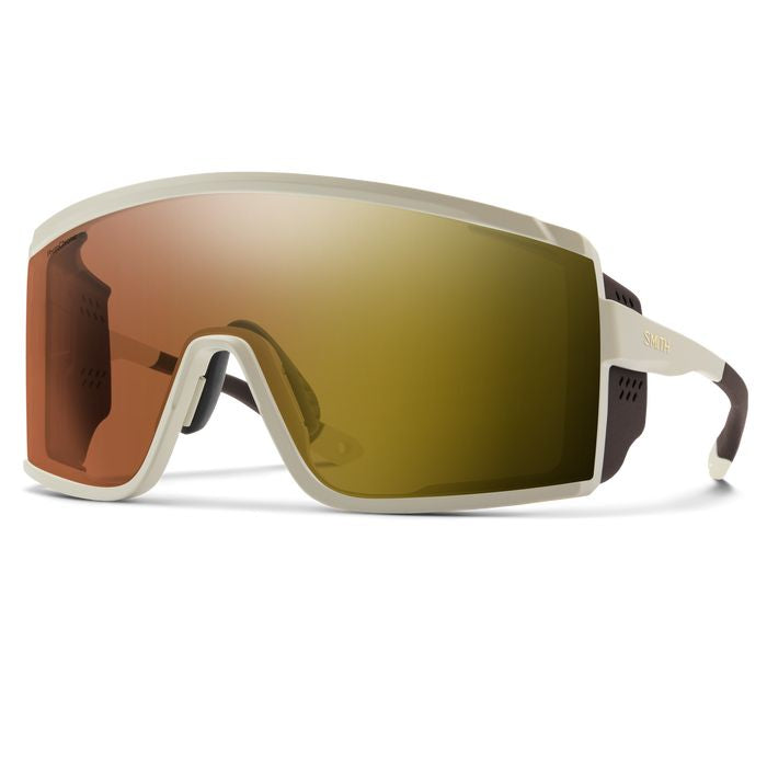 Smith Pursuit Sunglasses CT Matte Bone / ChromaPop Glacier Photochromic Copper Gold Mirror Lens Sunglasses