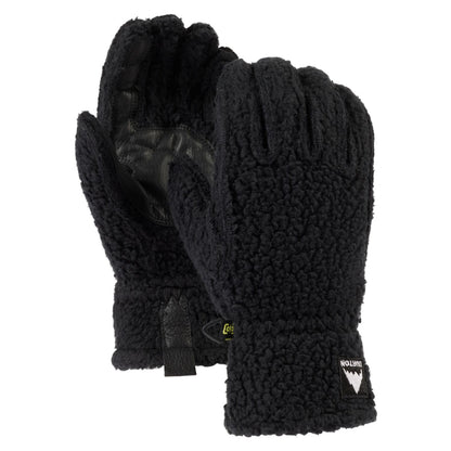 Women's Burton Stovepipe Fleece Gloves True Black Heather - Burton Snow Gloves