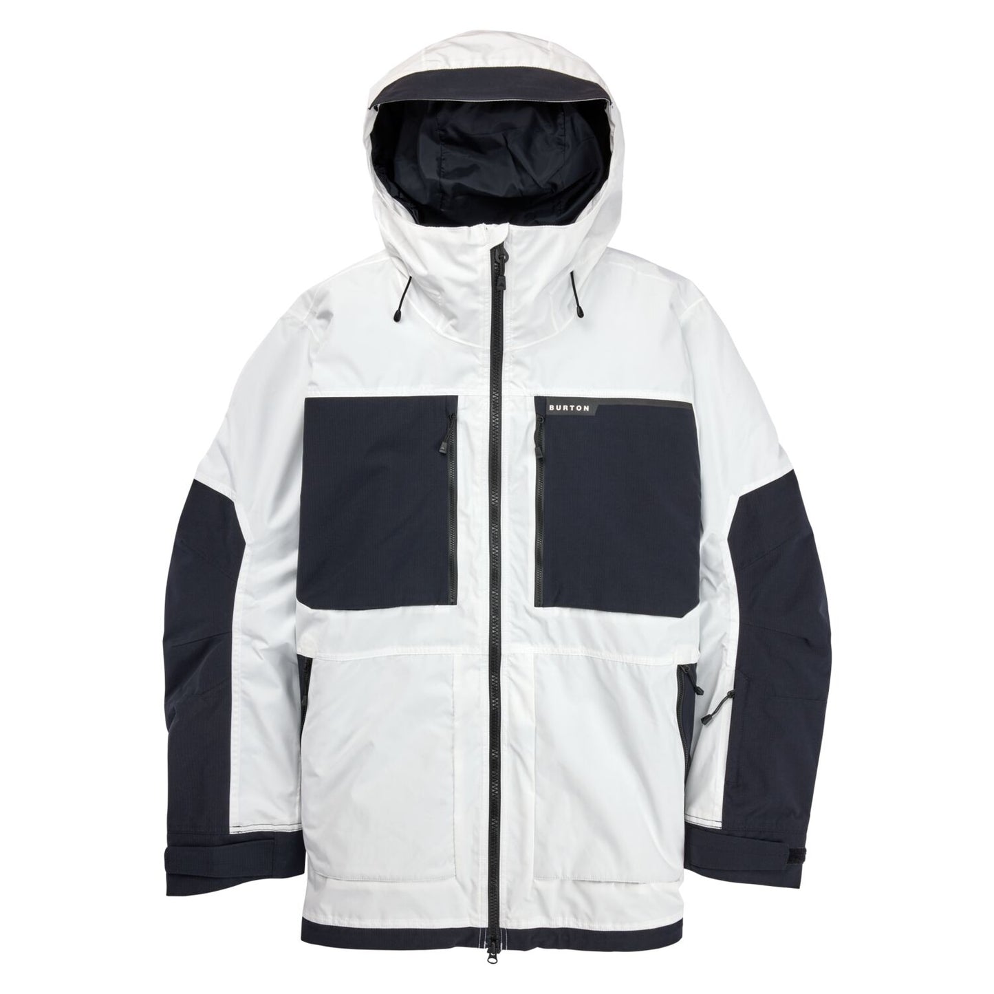 Men's Burton Frostner 2L Jacket Stout White/True Black Snow Jackets