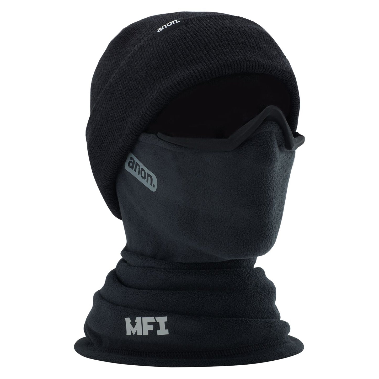 Anon MFI Beanie Neck Warmer Black OS Neck Warmers & Face Masks