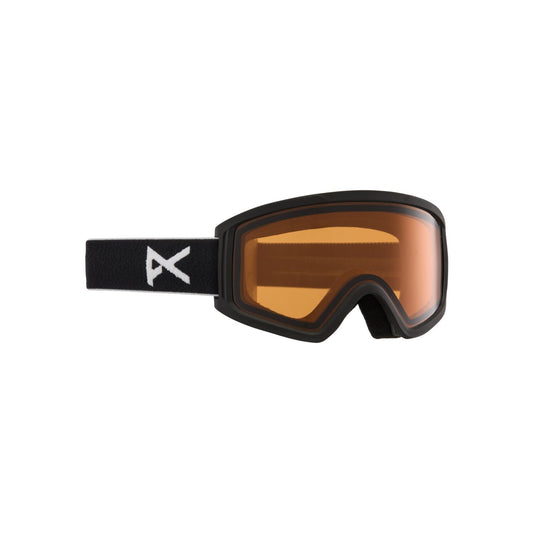 Anon Tracker 2.0 Goggles - Low Bridge Fit Black / Amber / Amber (55% / S1) Snow Goggles