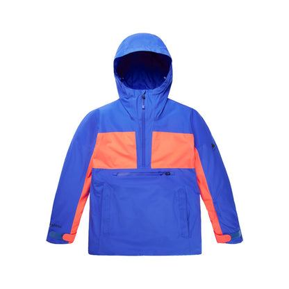 Women's Burton Pillowline GORE-TEX 2L Anorak Jacket Amparo Blue Tetra Orange - Burton Snow Jackets
