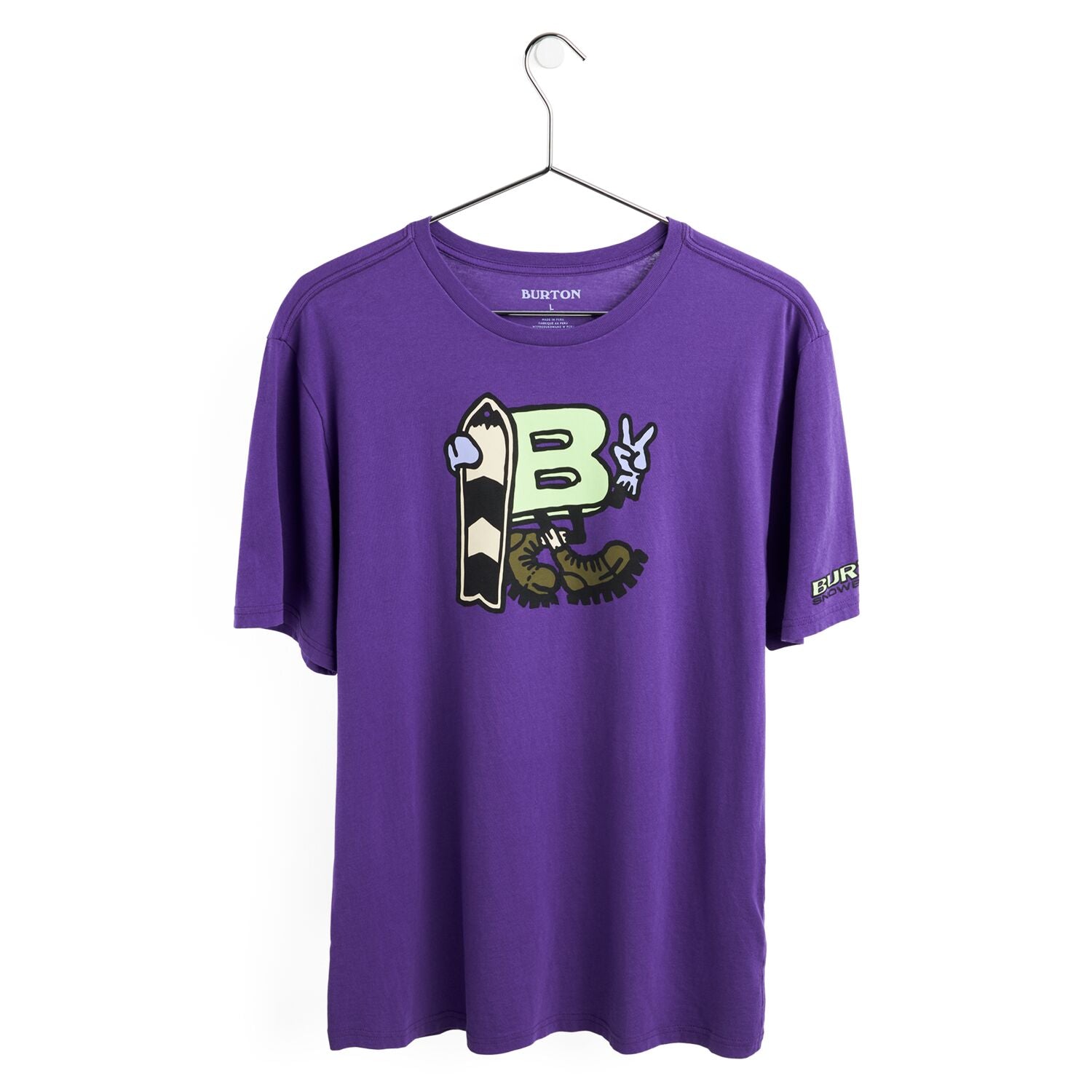 Men's Burton Brokenline Short Sleeve T-Shirt Prism Violet SS Shirts