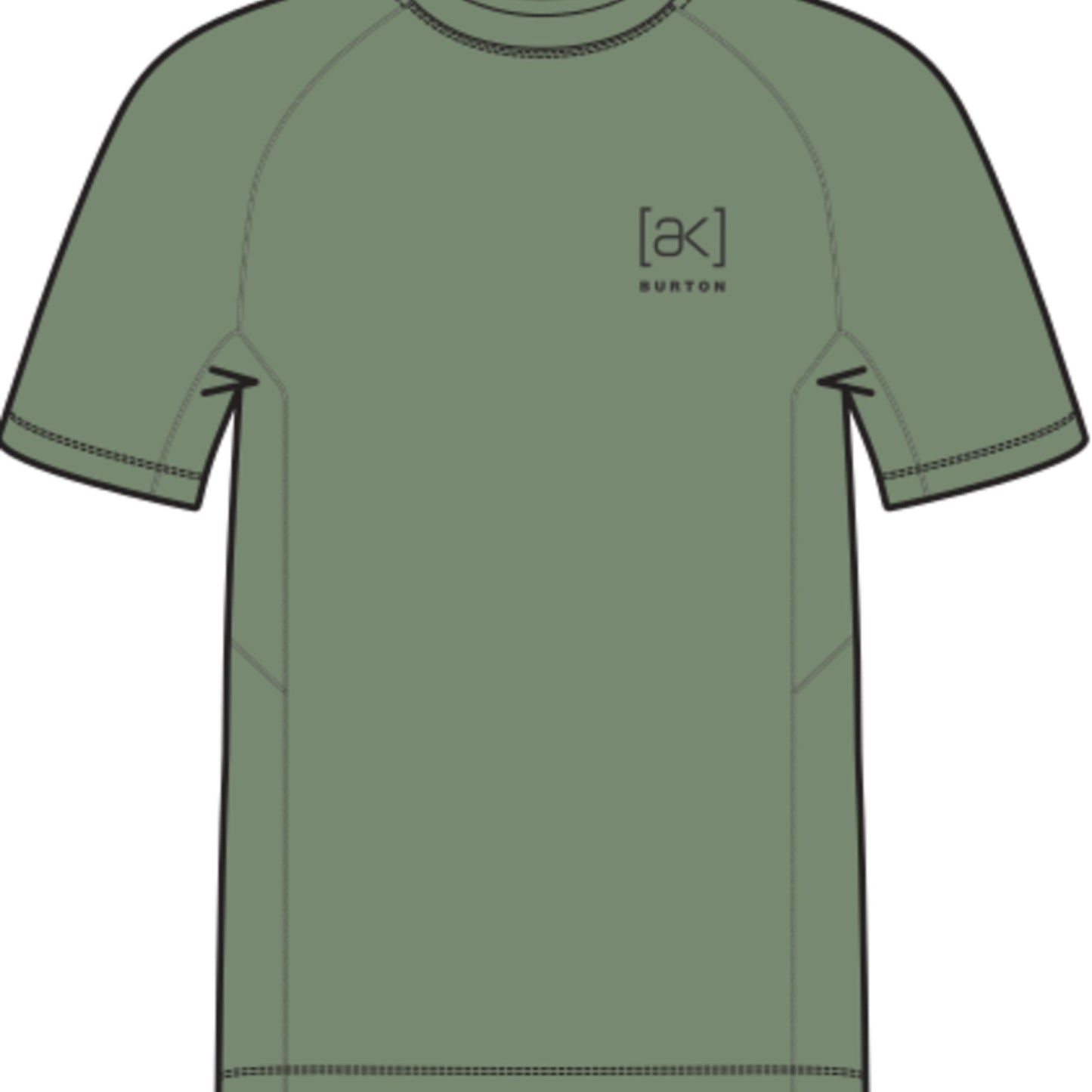 Men's Burton [ak] Helium Power Dry? Short Sleeve T-Shirt Default Title - Burton Base Layer Tops