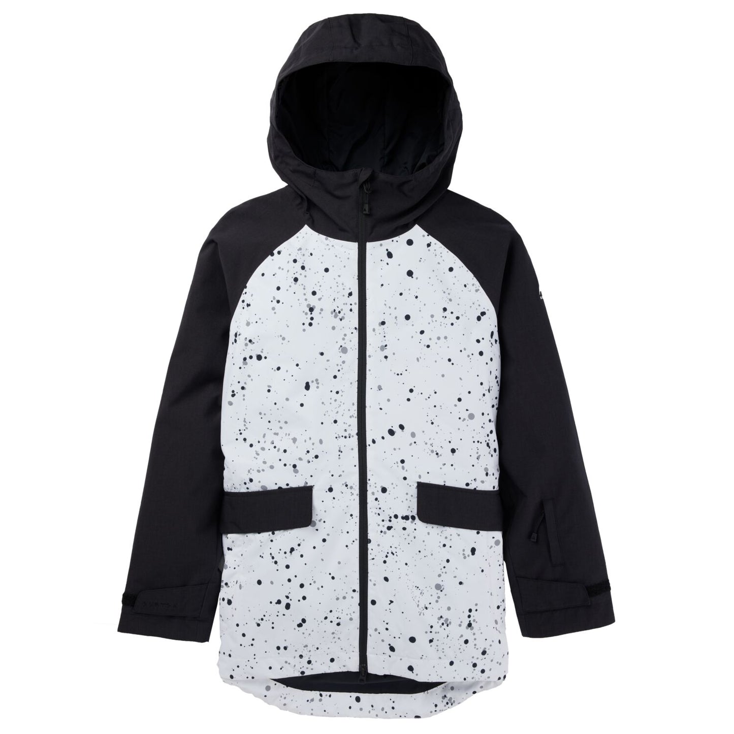 Women's Burton Lalik 2L Jacket Stout White Spatter True Black Snow Jackets