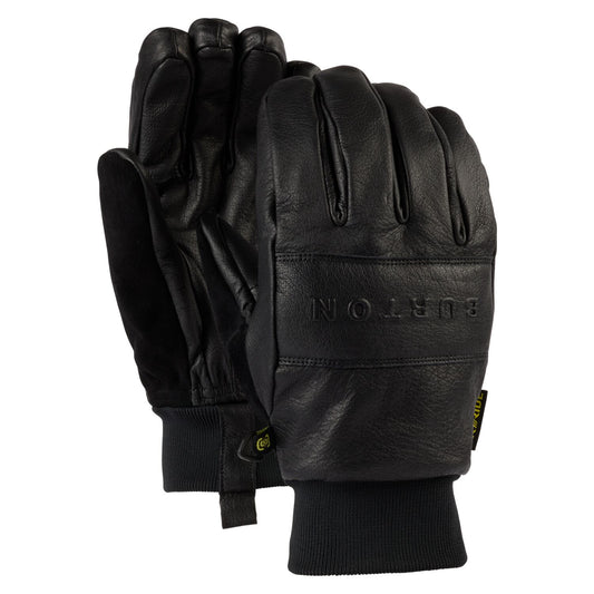 Burton Treeline Leather Gloves True Black - 2023 Snow Gloves