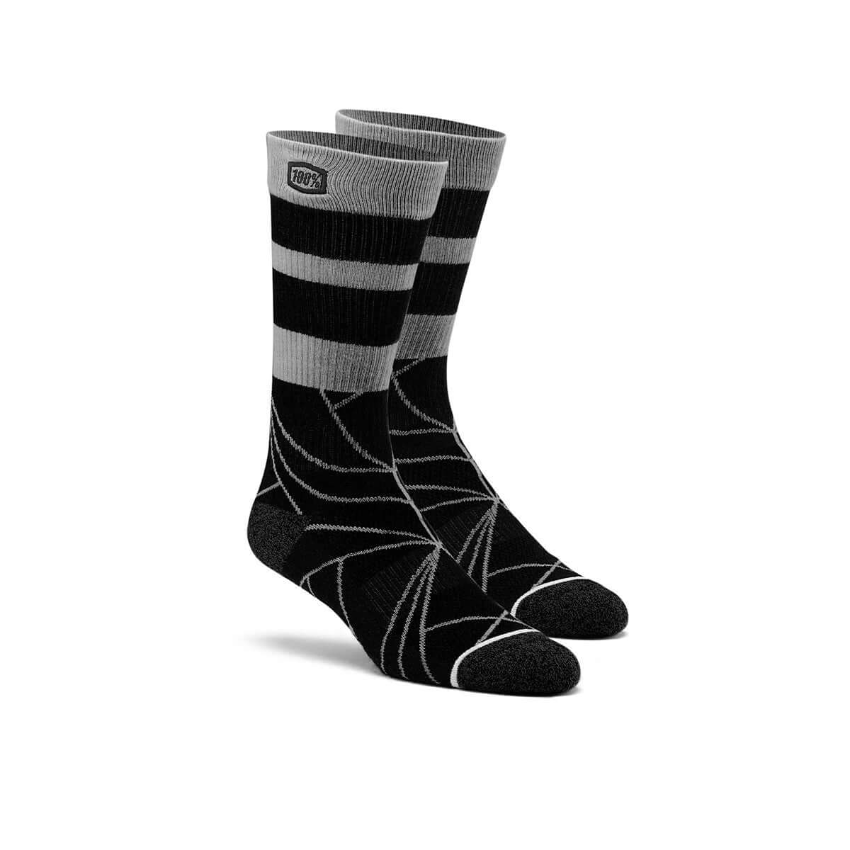 100% Fracture Athletic Socks Black S\M Bike Socks