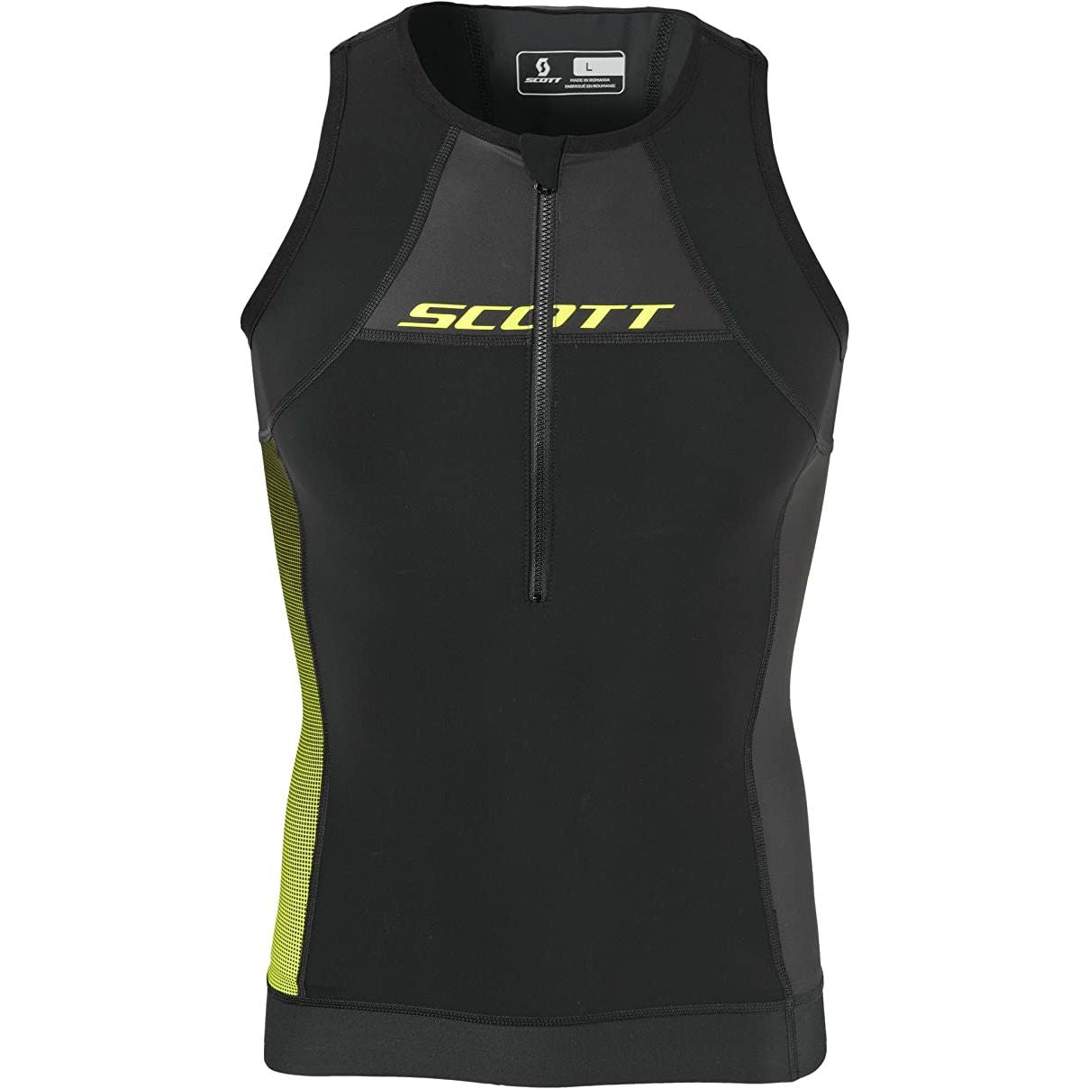 Scott Plasma Tank Black Neon Yellow M - Scott Tank Top