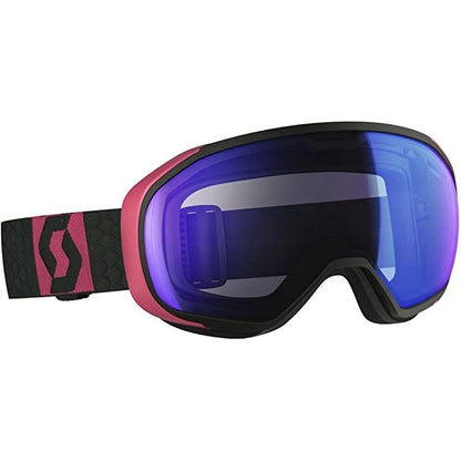 Scott Fix Snow Goggle Black Berry Pink Illuminator Blue Chrome - Scott Snow Goggles