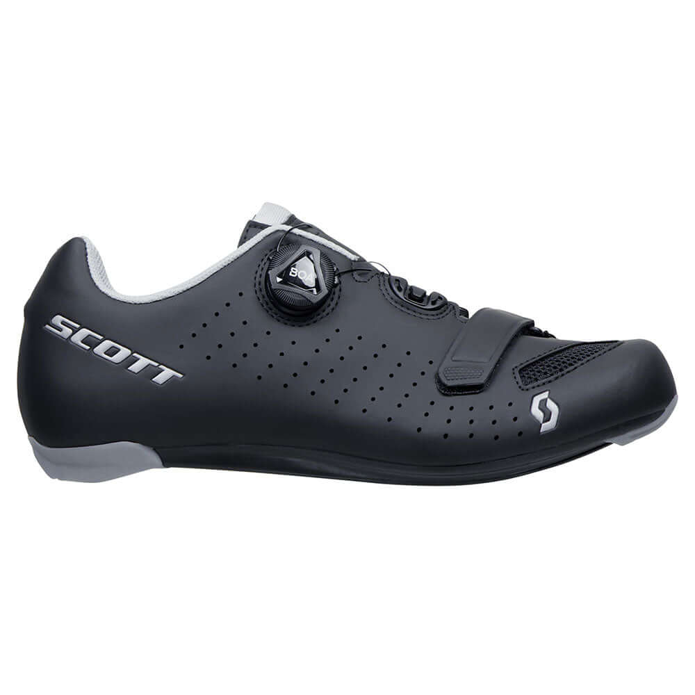 Scott Road Comp BOA Shoe - OpenBox Black/Silver Bike Shoes