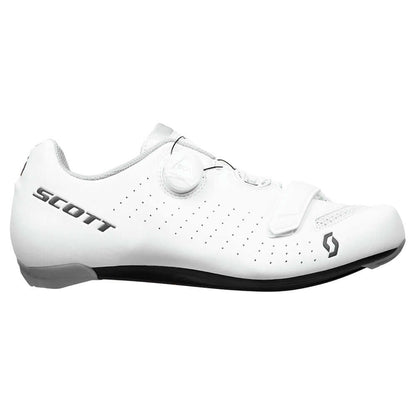 Scott Road Comp BOA Shoe White Black - Scott Bike Shoes