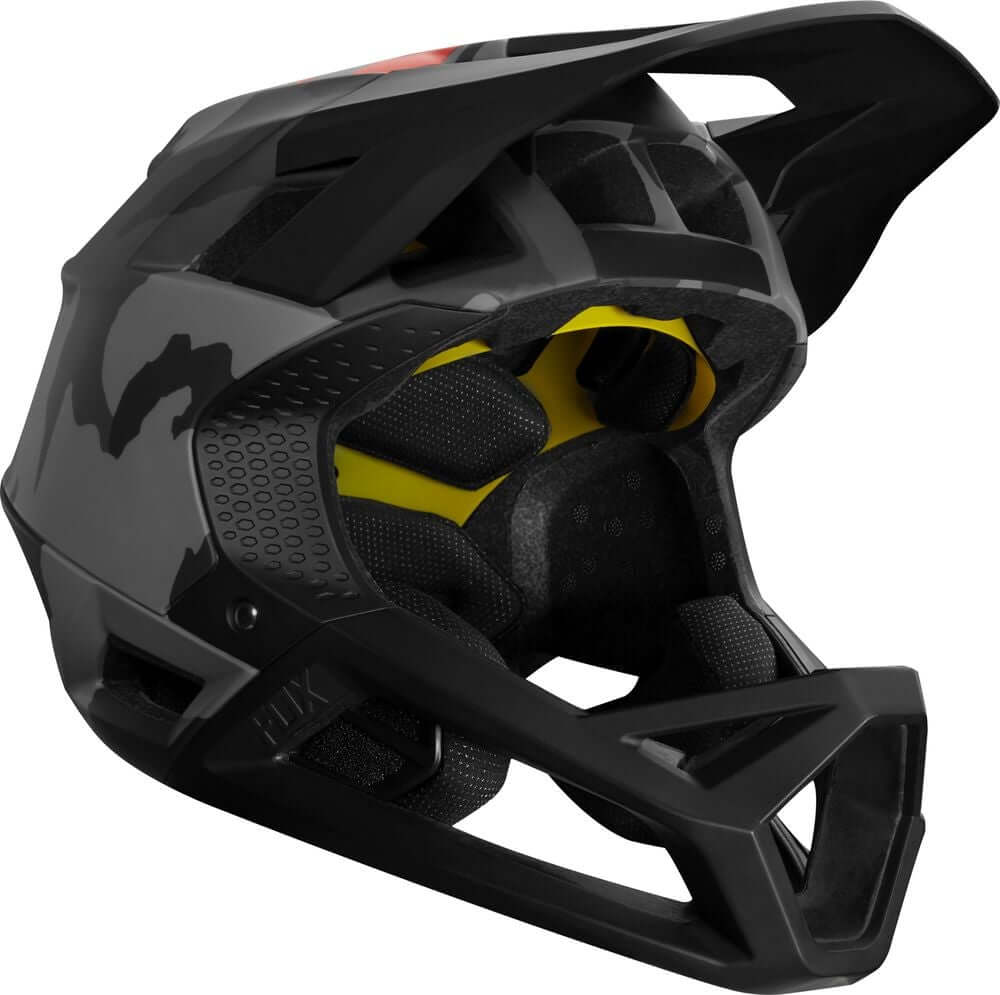 Fox Proframe Helmet Matte Black Camo L Bike Helmets
