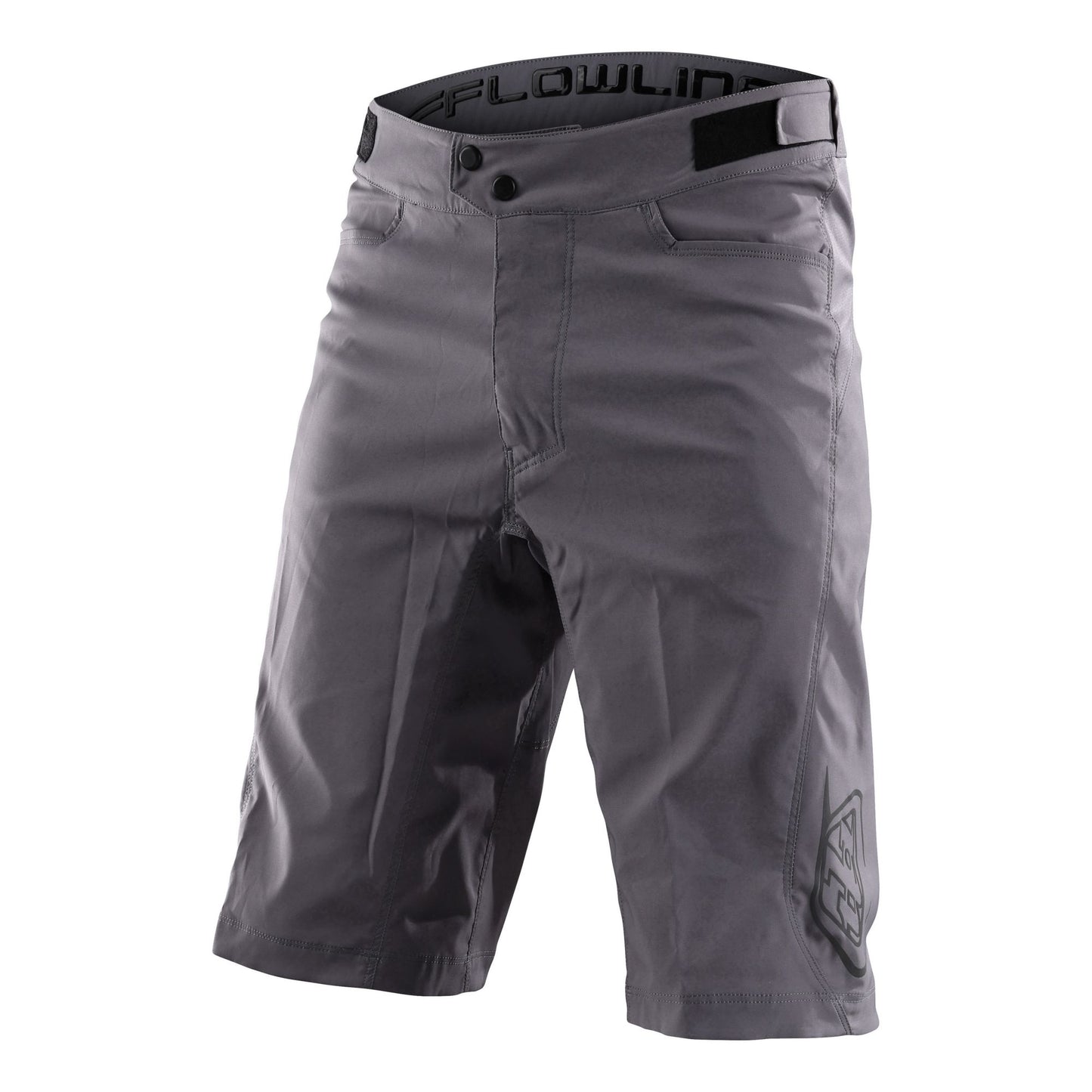 Troy Lee Designs Flowline Short Shell Solid Charcoal - Troy Lee Designs Bike Shorts