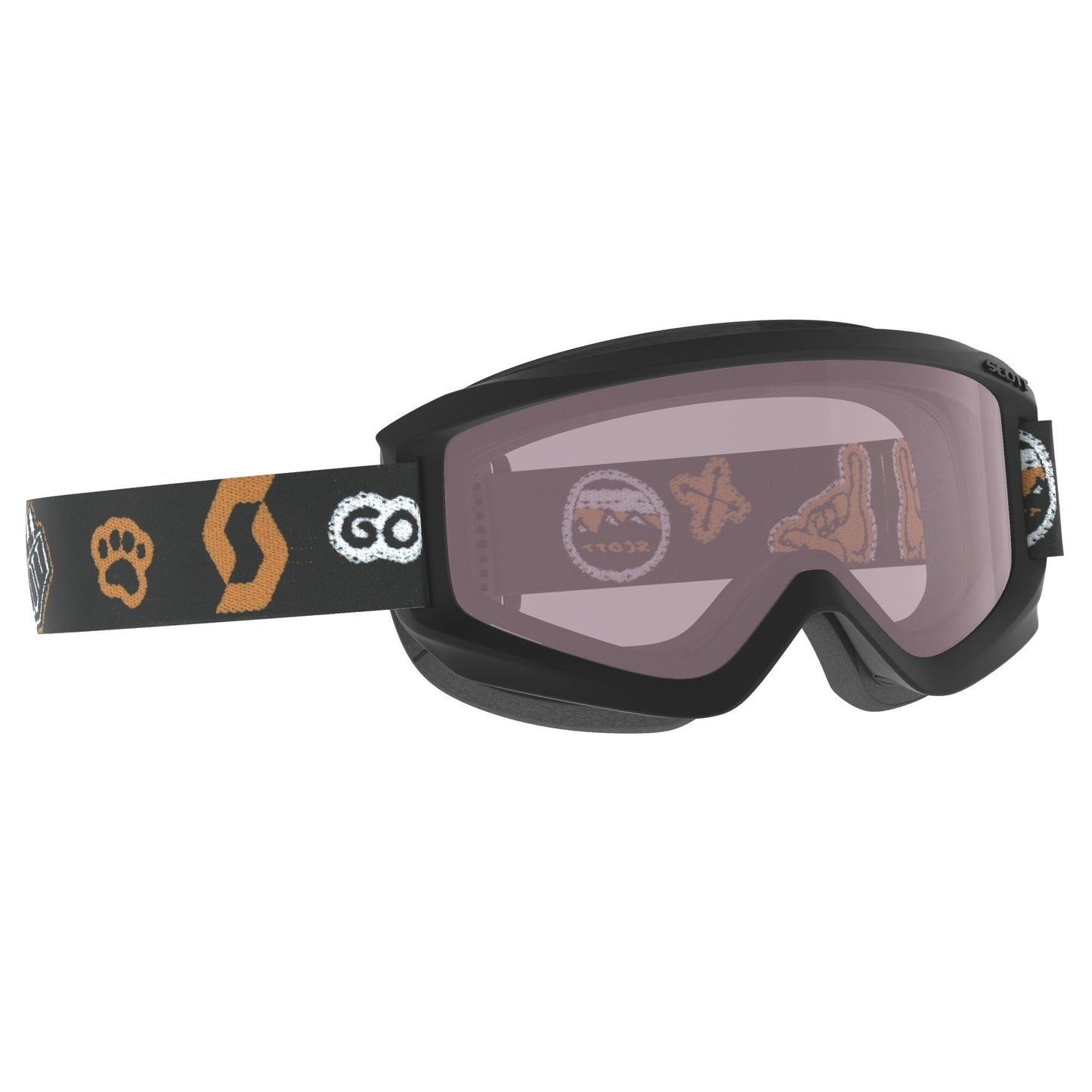 Scott Youth Jr Agent Snow Goggle Black/Orange / Enhancer Snow Goggles