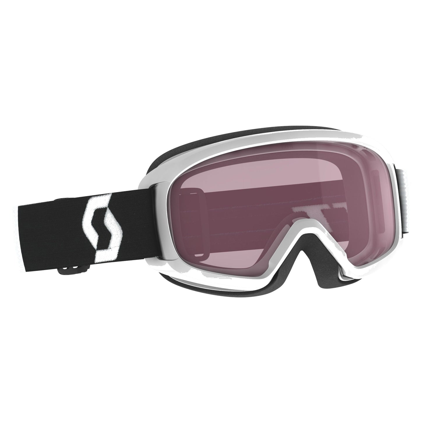 Scott Youth Jr Witty SGL Snow Goggle Team White/Black / Enhancer Snow Goggles