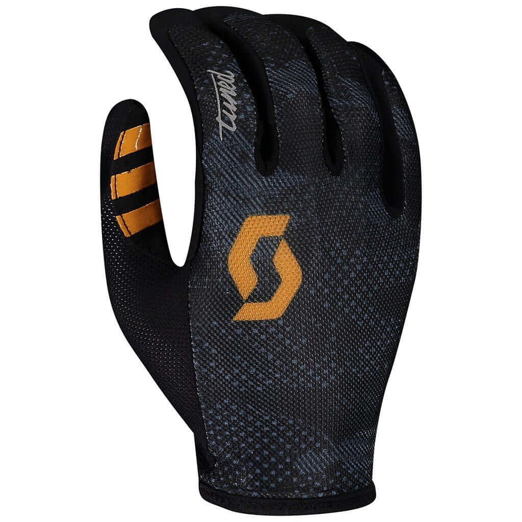 Scott Traction Tuned LF Glove Black/Amber Yellow S Bike Gloves