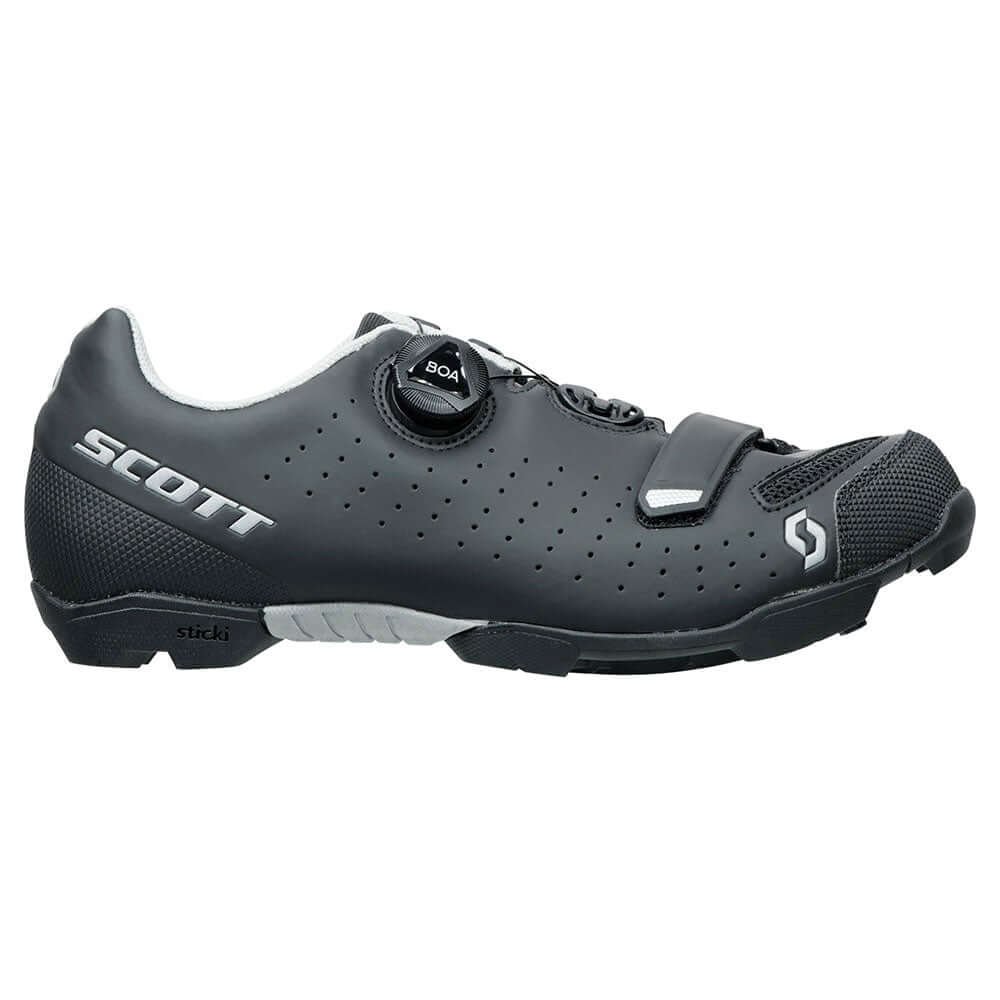 Scott MTB Comp BOA Shoe - OpenBox Matt Black Silver 45 Bike Shoes
