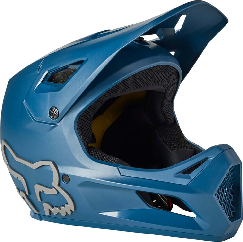 Fox Youth Rampage Helmet - OpenBox Dark Indigo Bike Helmets