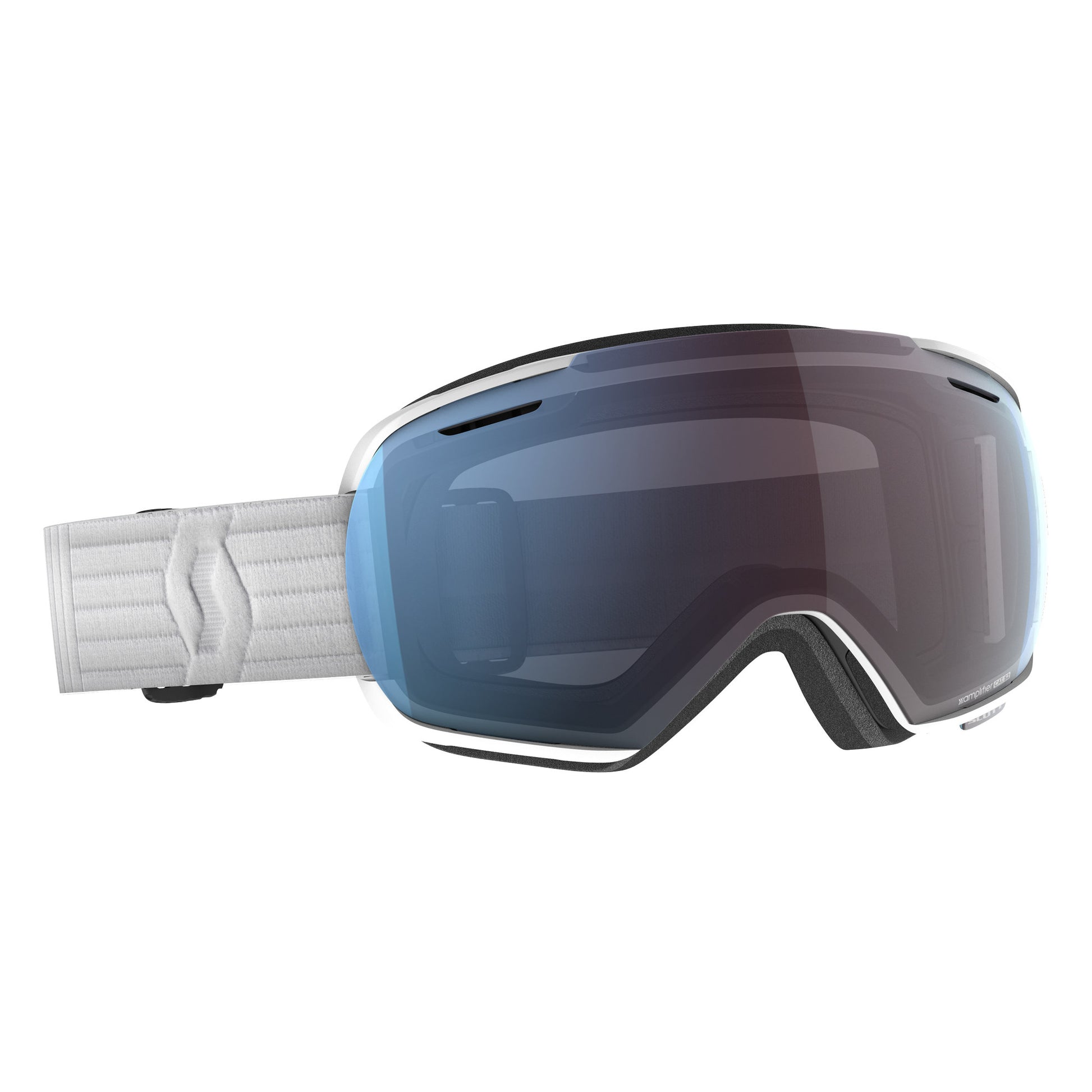 Scott Linx Snow Goggle White / Enhancer Blue Chrome Snow Goggles