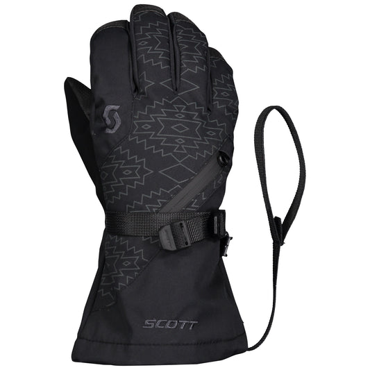 Scott Jr Ultimate Premium Glove Black Snow Gloves