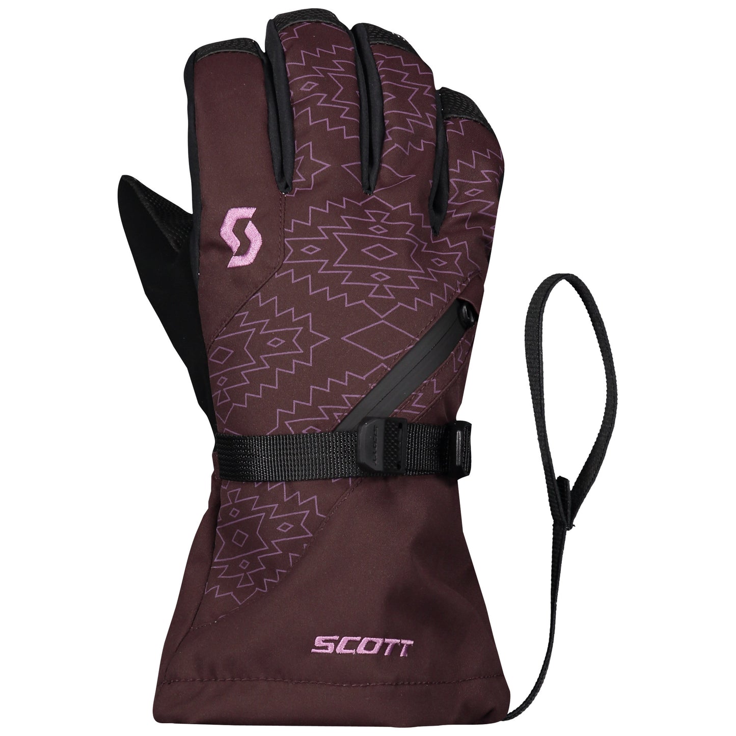 Scott Jr Ultimate Premium Glove Red Fudge Cassis Pink Snow Gloves