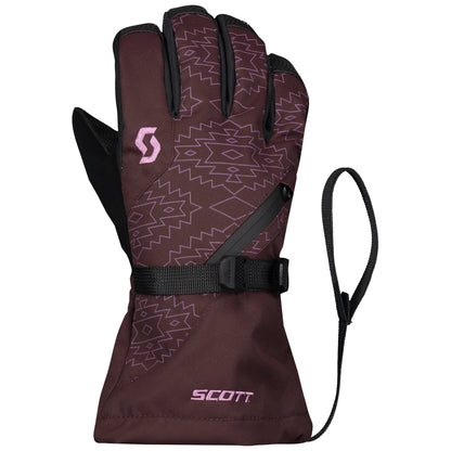 Scott Jr Ultimate Premium Glove Red Fudge Cassis Pink - Scott Snow Gloves