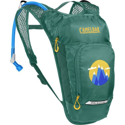 Camelbak Mini M.U.L.E. Hydration Pack Green Mountains OS - Camelbak Water Bottles & Hydration Packs